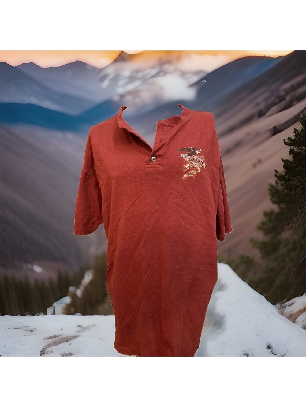 Harley Davidson Kutter Motorcycles Janesville Wisconsin Collarless Polo XL